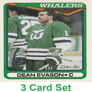 Dean Evason Hockey Card Collection